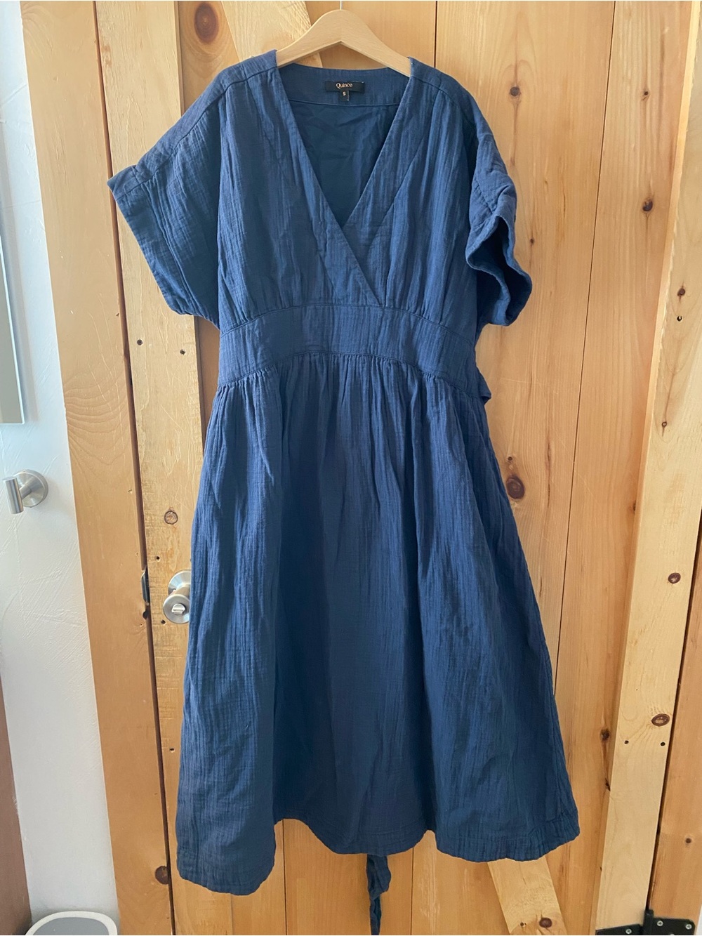 Quince organic cotton gauze dress